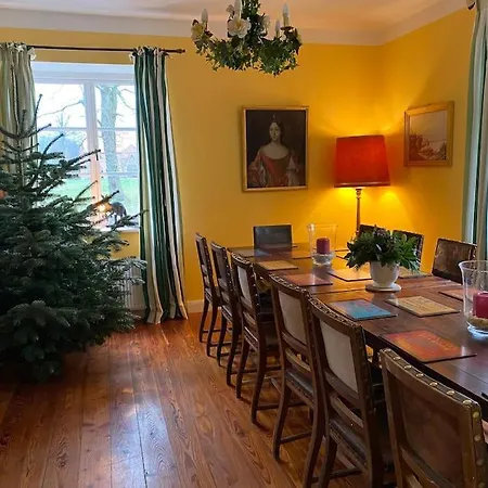 Prázdninový dům Marstall Gut Gueldenstein Ganzes Haus 13 Pers Kamin Harmsdorf