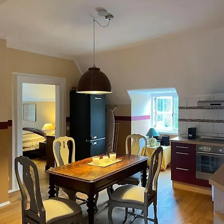 Prázdninový dům Marstall Gut Gueldenstein Ganzes Haus 13 Pers Kamin